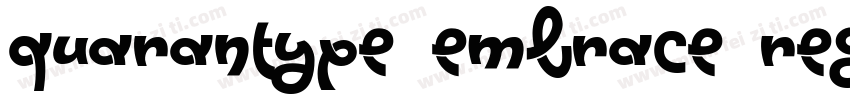 Quarantype Embrace Regular字体转换